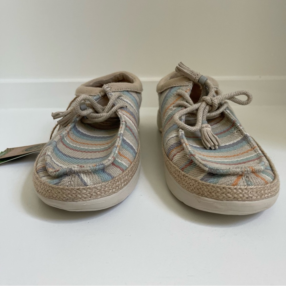 NWT Sanuk Shaka Lite SL Blanket Striped Shoes Women’s 9 - Picture 3 of 7
